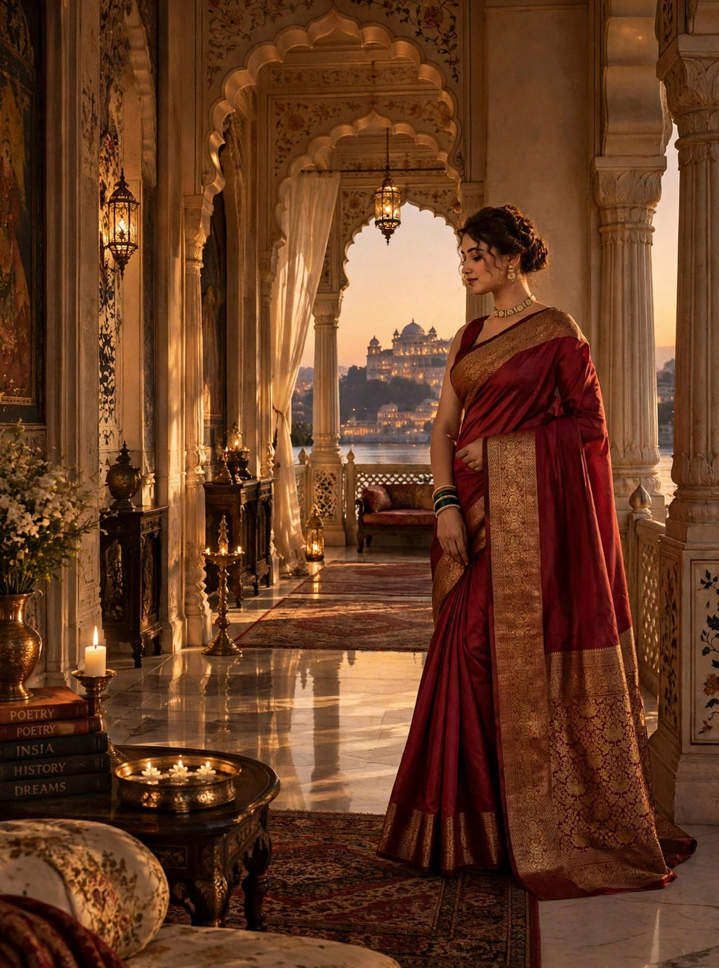 Red Kanchipuram Silk Saree
