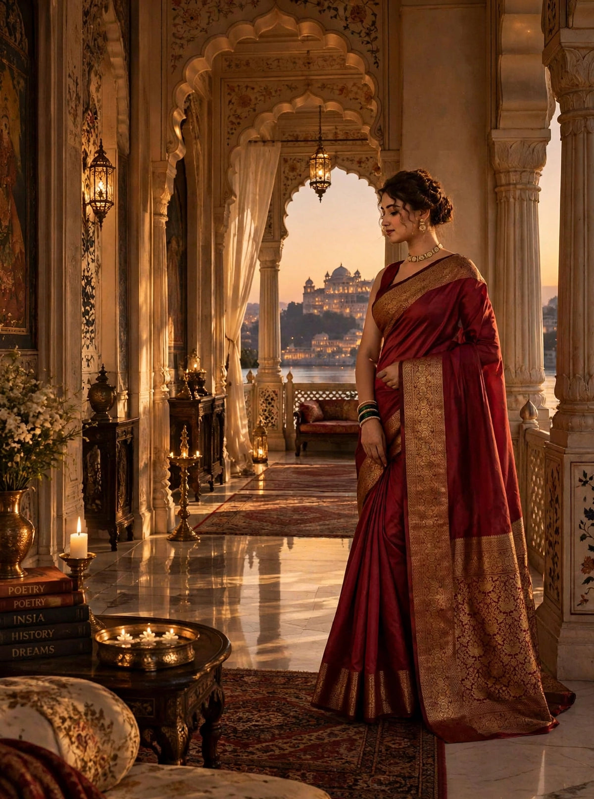 Red Kanchipuram Silk Saree