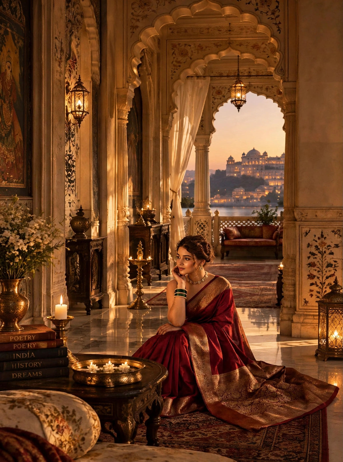 Red Kanchipuram Silk Saree
